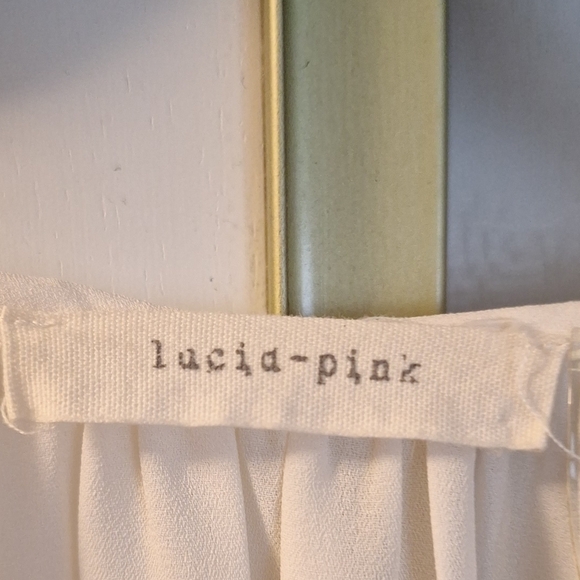 White V-Neck Tank Top - Picture 2 of 3